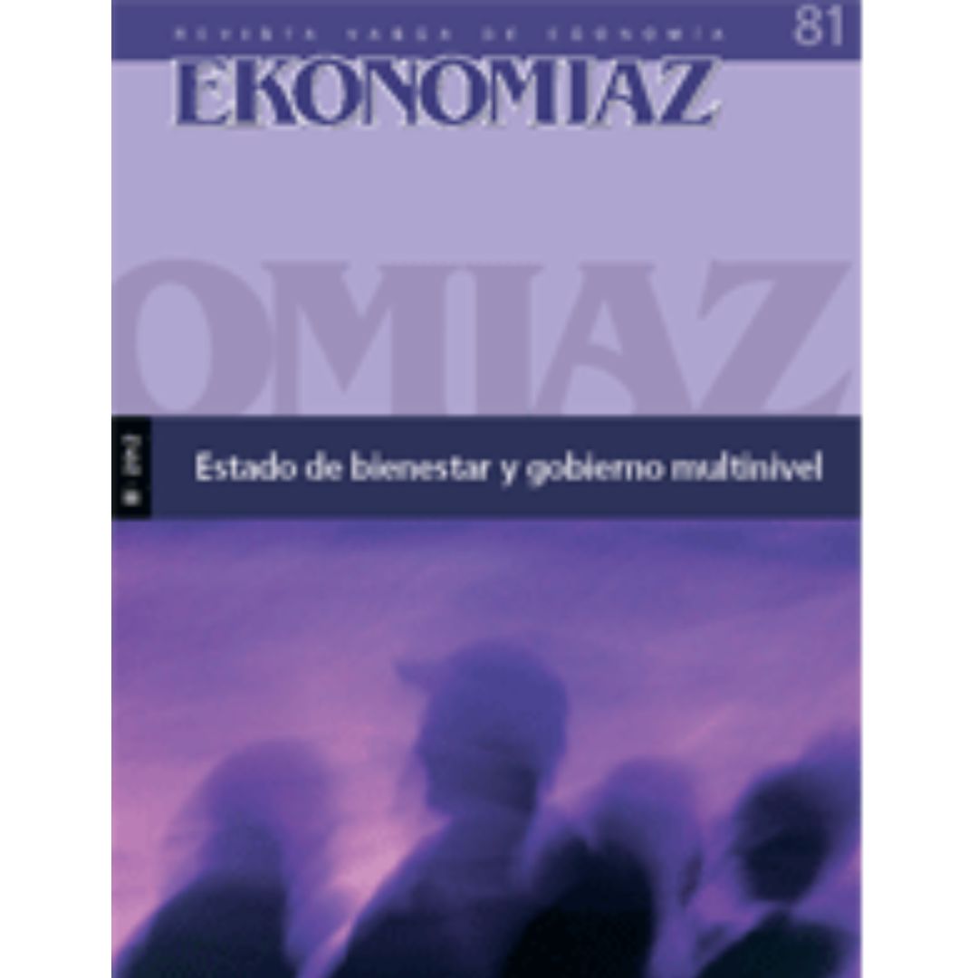 gestión pública. Revista Ekonomiaz.